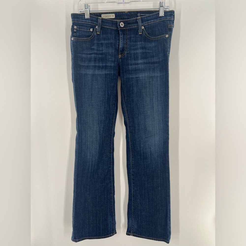 AG THR ANGELINA PETITE BOOTCUT JEANS SIZE 27 REGULAR INSEAM 31